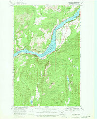 China Bend Washington Historical topographic map, 1:24000 scale, 7.5 X 7.5 Minute, Year 1969