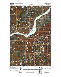 China Bend Washington Historical topographic map, 1:24000 scale, 7.5 X 7.5 Minute, Year 2011