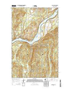 China Bend Washington Current topographic map, 1:24000 scale, 7.5 X 7.5 Minute, Year 2014
