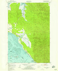 Chinook Washington Historical topographic map, 1:24000 scale, 7.5 X 7.5 Minute, Year 1949