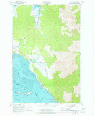 Chinook Washington Historical topographic map, 1:24000 scale, 7.5 X 7.5 Minute, Year 1949