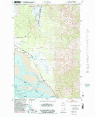 Chinook Washington Historical topographic map, 1:24000 scale, 7.5 X 7.5 Minute, Year 1949