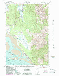 Chinook Washington Historical topographic map, 1:24000 scale, 7.5 X 7.5 Minute, Year 1984