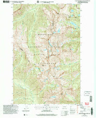 Chiwaukum Mountains Washington Historical topographic map, 1:24000 scale, 7.5 X 7.5 Minute, Year 2004