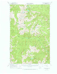 Chiwaukum Mts Washington Historical topographic map, 1:62500 scale, 15 X 15 Minute, Year 1965
