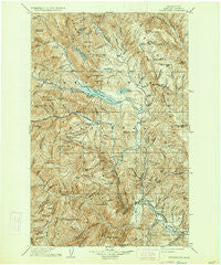 Chiwaukum Washington Historical topographic map, 1:125000 scale, 30 X 30 Minute, Year 1904