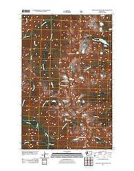 Chiwaukum Mountains Washington Historical topographic map, 1:24000 scale, 7.5 X 7.5 Minute, Year 2011