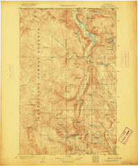 Chopaka Washington Historical topographic map, 1:125000 scale, 30 X 30 Minute, Year 1906