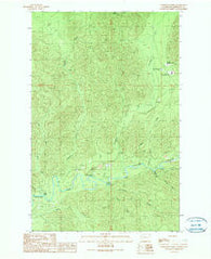 Christmas Creek Washington Historical topographic map, 1:24000 scale, 7.5 X 7.5 Minute, Year 1990