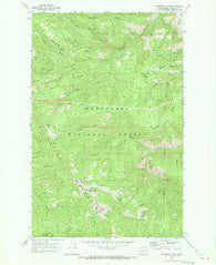 Chumstick Mtn Washington Historical topographic map, 1:24000 scale, 7.5 X 7.5 Minute, Year 1968