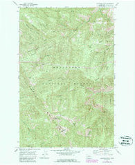 Chumstick Mtn Washington Historical topographic map, 1:24000 scale, 7.5 X 7.5 Minute, Year 1968