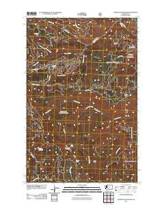 Chumstick Mountain Washington Historical topographic map, 1:24000 scale, 7.5 X 7.5 Minute, Year 2011