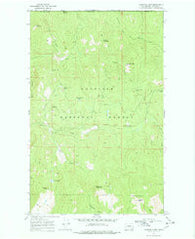 Churchill Mtn Washington Historical topographic map, 1:24000 scale, 7.5 X 7.5 Minute, Year 1969