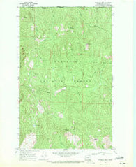 Churchill Mtn Washington Historical topographic map, 1:24000 scale, 7.5 X 7.5 Minute, Year 1969
