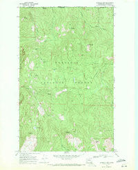 Churchill Mtn Washington Historical topographic map, 1:24000 scale, 7.5 X 7.5 Minute, Year 1969