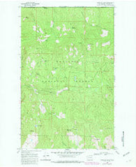 Churchill Mtn Washington Historical topographic map, 1:24000 scale, 7.5 X 7.5 Minute, Year 1969