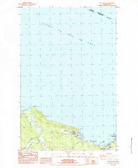 Clallam Bay Washington Historical topographic map, 1:24000 scale, 7.5 X 7.5 Minute, Year 1984