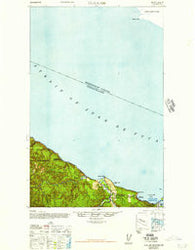 Clallam Washington Historical topographic map, 1:62500 scale, 15 X 15 Minute, Year 1935