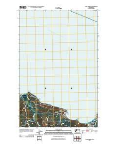 Clallam Bay Washington Historical topographic map, 1:24000 scale, 7.5 X 7.5 Minute, Year 2011