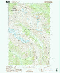 Clark Mountain Washington Historical topographic map, 1:24000 scale, 7.5 X 7.5 Minute, Year 1988