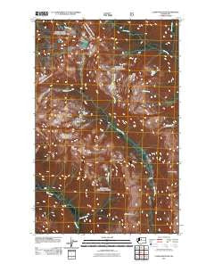 Clark Mountain Washington Historical topographic map, 1:24000 scale, 7.5 X 7.5 Minute, Year 2011