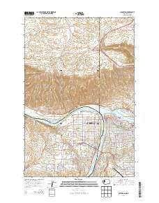 Clarkston Washington Current topographic map, 1:24000 scale, 7.5 X 7.5 Minute, Year 2014