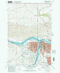 Clarkston Washington Historical topographic map, 1:24000 scale, 7.5 X 7.5 Minute, Year 1971