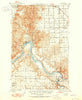 Clayton Washington Historical topographic map, 1:62500 scale, 15 X 15 Minute, Year 1944