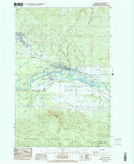 Cle Elum Washington Historical topographic map, 1:24000 scale, 7.5 X 7.5 Minute, Year 1984