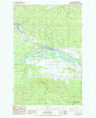 Cle Elum Washington Historical topographic map, 1:24000 scale, 7.5 X 7.5 Minute, Year 1984