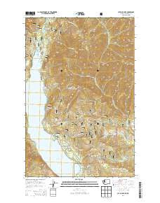 Cle Elum Lake Washington Current topographic map, 1:24000 scale, 7.5 X 7.5 Minute, Year 2014