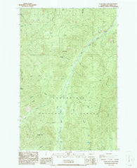 Clear West Peak Washington Historical topographic map, 1:24000 scale, 7.5 X 7.5 Minute, Year 1986