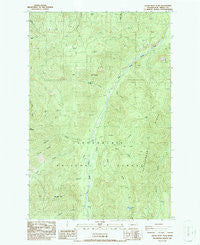 Clear West Peak Washington Historical topographic map, 1:24000 scale, 7.5 X 7.5 Minute, Year 1986