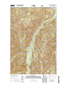 Clear West Peak Washington Current topographic map, 1:24000 scale, 7.5 X 7.5 Minute, Year 2014