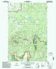 Cliff Ridge Washington Historical topographic map, 1:24000 scale, 7.5 X 7.5 Minute, Year 1992