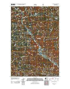 Cliffdell Washington Historical topographic map, 1:24000 scale, 7.5 X 7.5 Minute, Year 2011