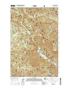 Cliffdell Washington Current topographic map, 1:24000 scale, 7.5 X 7.5 Minute, Year 2014