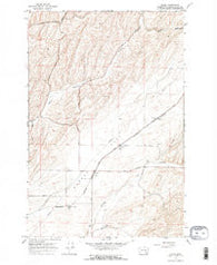Clyde Washington Historical topographic map, 1:24000 scale, 7.5 X 7.5 Minute, Year 1967