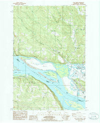 Coal Creek Washington Historical topographic map, 1:24000 scale, 7.5 X 7.5 Minute, Year 1985