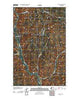 Cody Butte Washington Historical topographic map, 1:24000 scale, 7.5 X 7.5 Minute, Year 2011