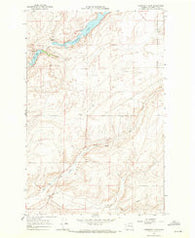 Coffeepot Lake Washington Historical topographic map, 1:24000 scale, 7.5 X 7.5 Minute, Year 1968