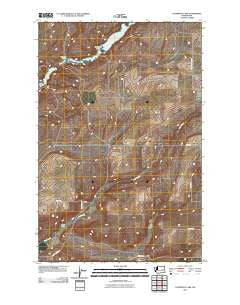 Coffeepot Lake Washington Historical topographic map, 1:24000 scale, 7.5 X 7.5 Minute, Year 2011