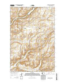 Coffeepot Lake Washington Current topographic map, 1:24000 scale, 7.5 X 7.5 Minute, Year 2013