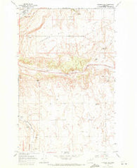 Coleman Hill Washington Historical topographic map, 1:24000 scale, 7.5 X 7.5 Minute, Year 1968