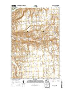 Coleman Hill Washington Current topographic map, 1:24000 scale, 7.5 X 7.5 Minute, Year 2014