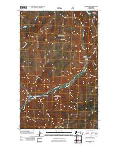 Coleman Peak Washington Historical topographic map, 1:24000 scale, 7.5 X 7.5 Minute, Year 2011