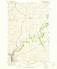 Colfax North Washington Historical topographic map, 1:24000 scale, 7.5 X 7.5 Minute, Year 1964
