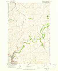 Colfax North Washington Historical topographic map, 1:24000 scale, 7.5 X 7.5 Minute, Year 1964
