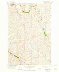 Colfax South Washington Historical topographic map, 1:24000 scale, 7.5 X 7.5 Minute, Year 1964