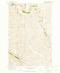 Colfax South Washington Historical topographic map, 1:24000 scale, 7.5 X 7.5 Minute, Year 1964